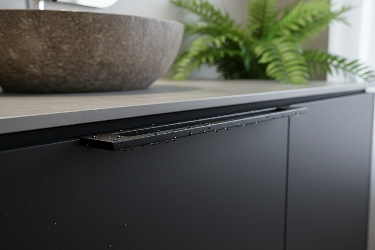 Durable Tropical Climate Hardware High quality anodized aluminum handles designed to resist corrosion in Indonesia's tropical climate (ID#5)