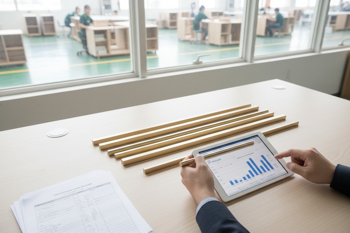 How Do Furniture Factories Set Order Quantity and Batch Size for Aluminum Cabinet Door Handles?