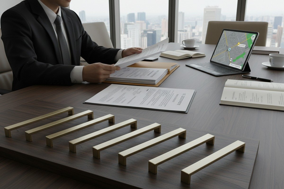 Ensuring bulk cabinet handle orders meet SNI standards and project specifications through inspections (ID#4)