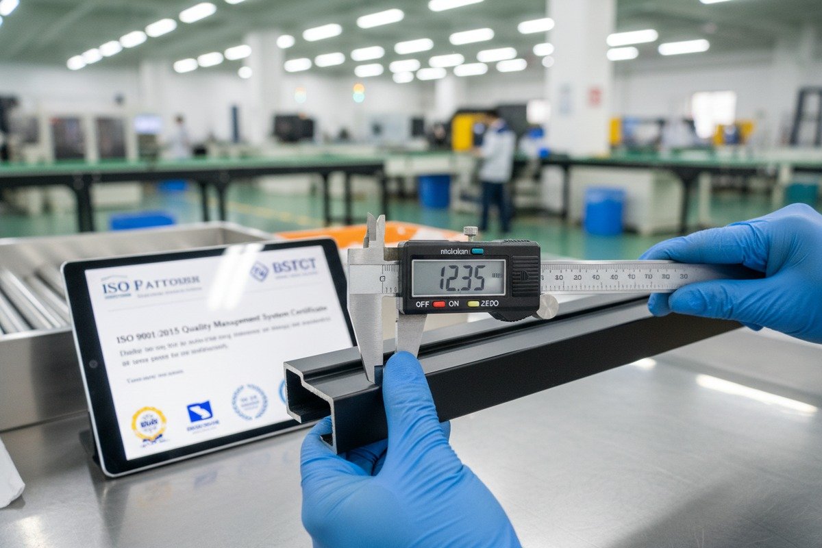 Finding reliable Chinese suppliers for custom aluminum glass door profiles through factory verification (ID#2)