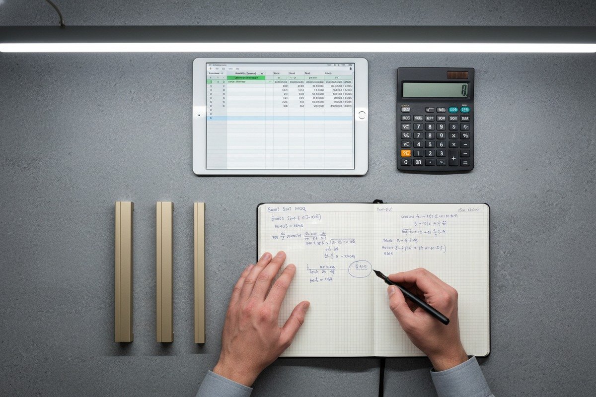 Calculating ideal MOQ for aluminum handles to maximize profit margins and landed costs (ID#2)