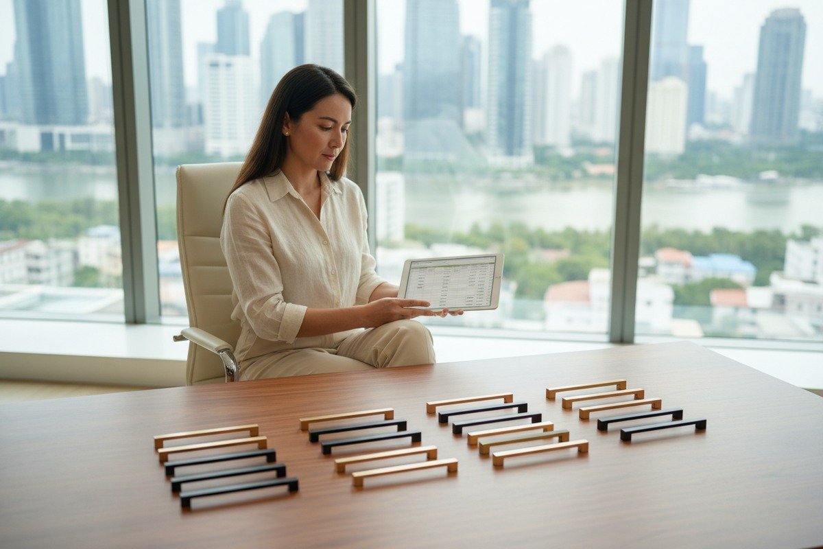 How Do Novice Hardware Buyers Plan SKU Variety and Inventory Depth for Aluminum Cabinet Handles?