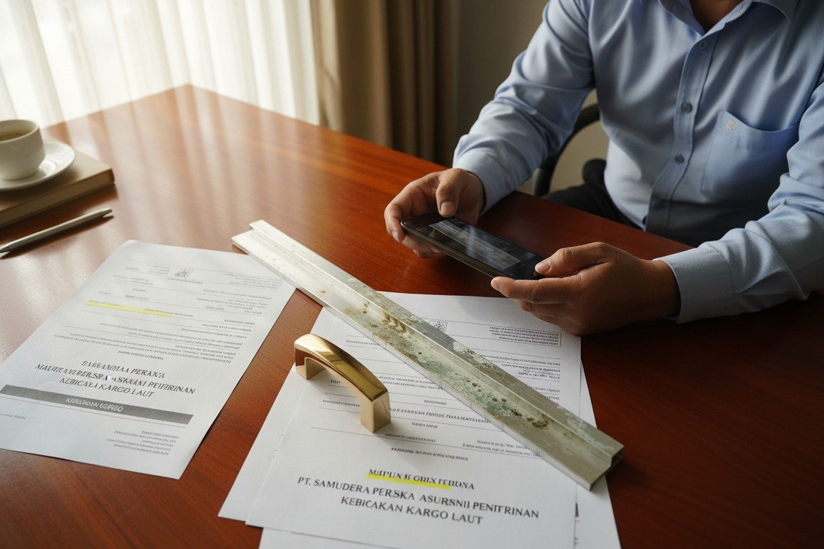 Options for recovering costs of damaged aluminum profiles using marine cargo insurance (ID#3)