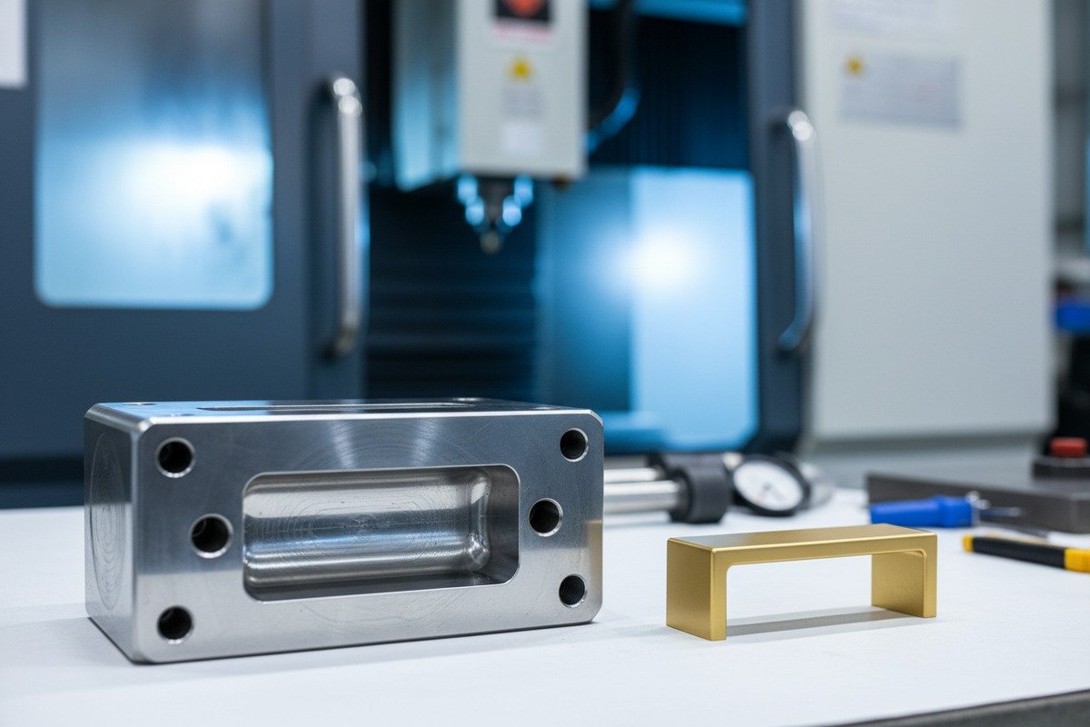 Calculating total mold development costs including design, materials, and CNC machining for handles (ID#2)