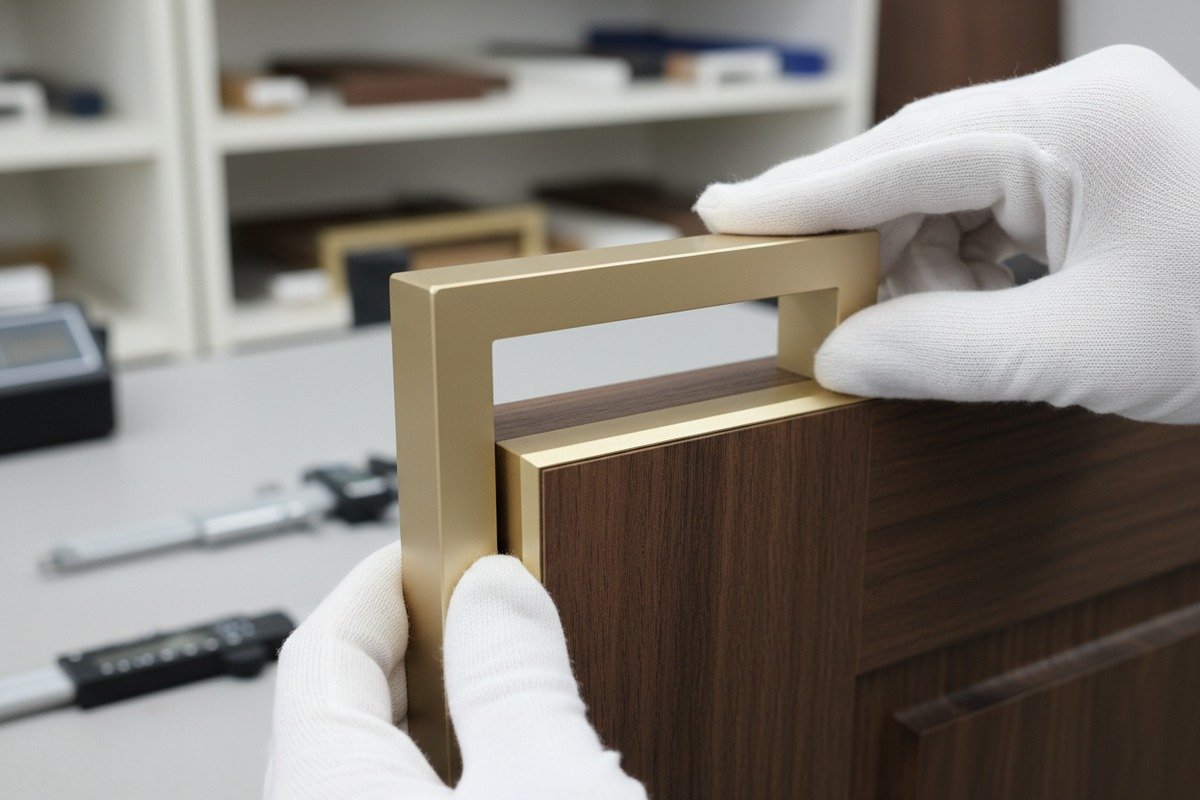Effective negotiation strategies for lower MOQs on custom-designed aluminum cabinet hardware orders (ID#5)