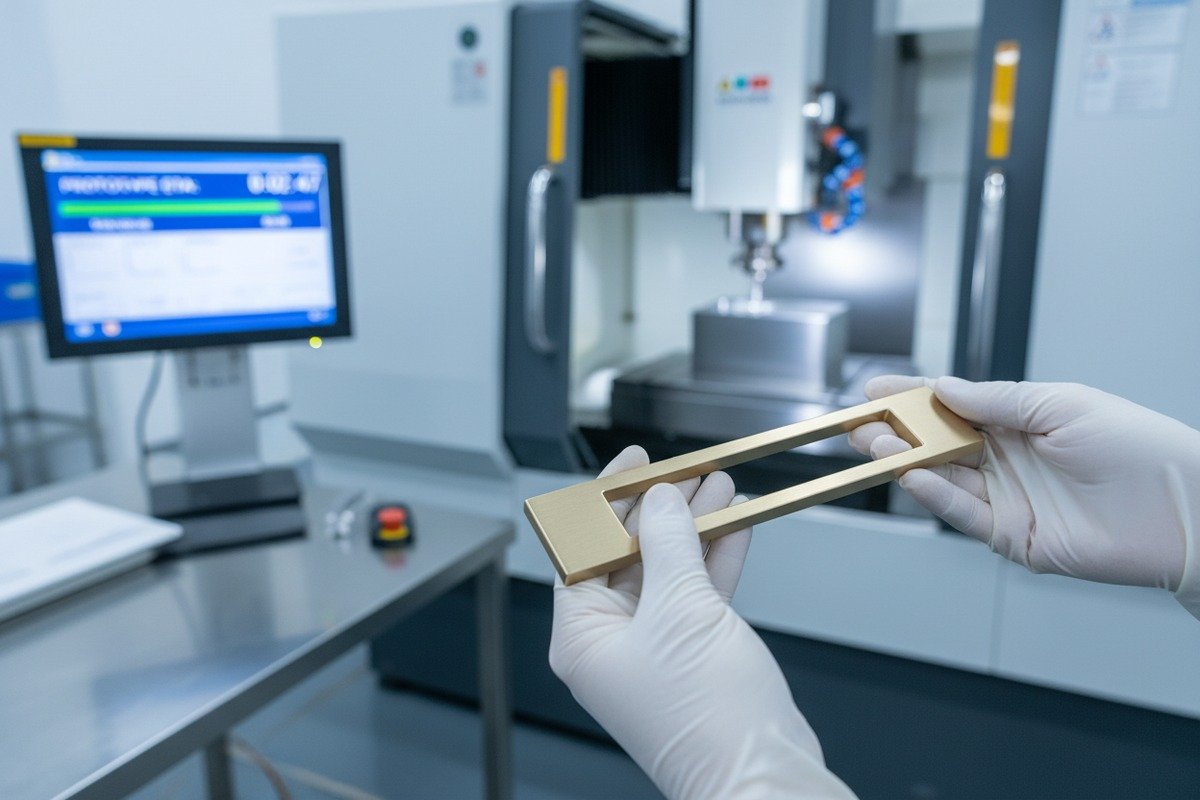 Fast prototyping indicators including CNC capabilities and quick sample turnaround for new handle styles (ID#3)