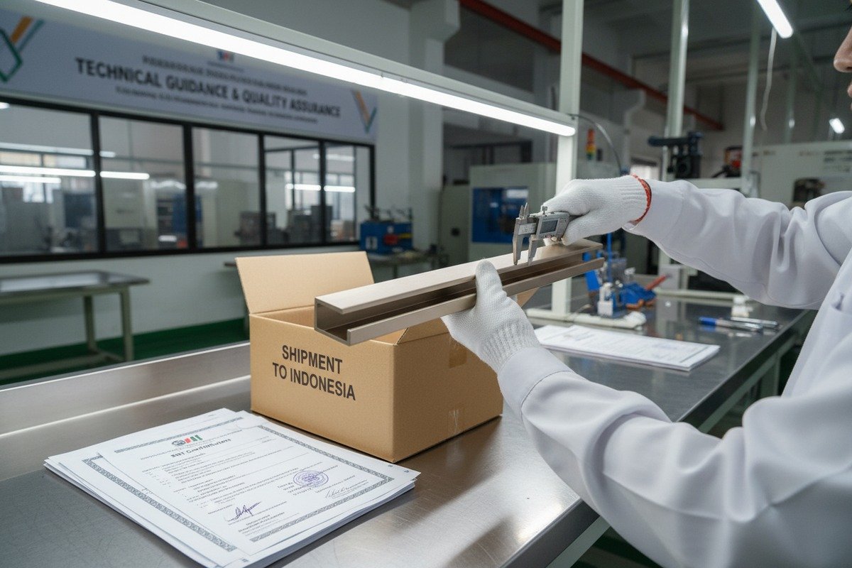 SNI and ISO quality certifications for Chinese suppliers of aluminum glass door profiles (ID#5)