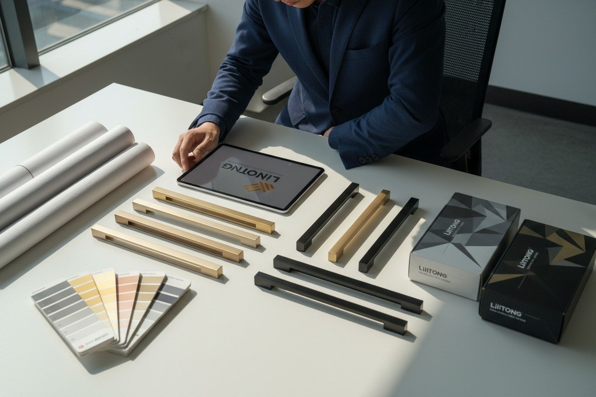 How to Request Custom Branding and Packaging When Sourcing Aluminum Cabinet Handles?