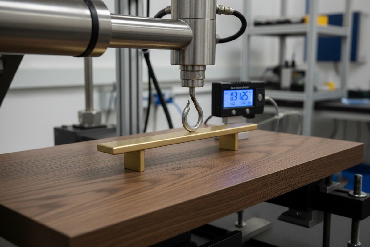 Testing weight-bearing limits of aluminum handles using static load and cyclic pull-force tests (ID#2)