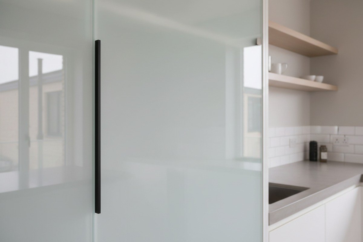Durable anodized and PVDF powder coatings for long-lasting aluminum cabinet door handles (ID#4)