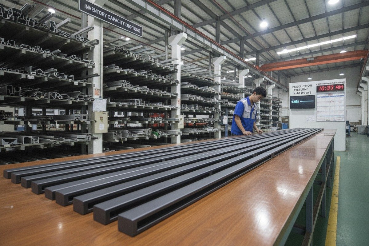 Estimating Handle Lead Times Estimating lead times and production buffers for bulk aluminum furniture handle orders (ID#2)