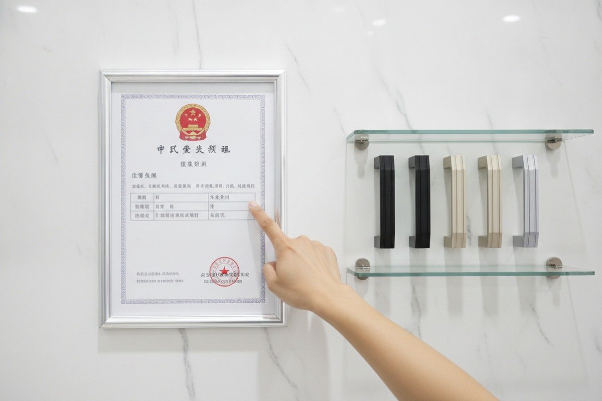 Verifying Supplier Business Licenses Verifying Chinese business licenses for manufacturing terms to identify real aluminum handle factories (ID#2)