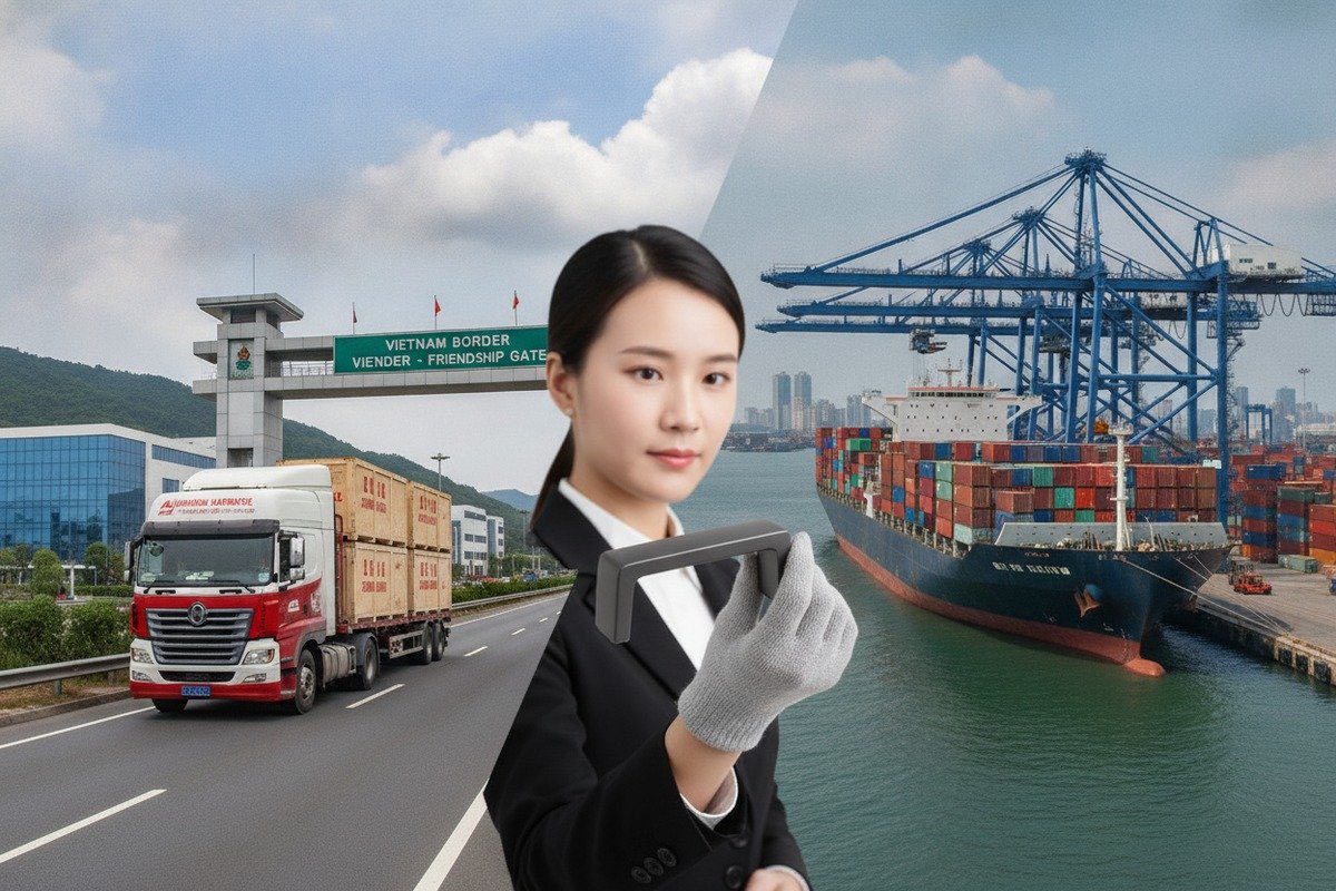 Land vs Sea Freight Comparing land and sea freight for aluminum handle shipments to Vietnam (ID#2)