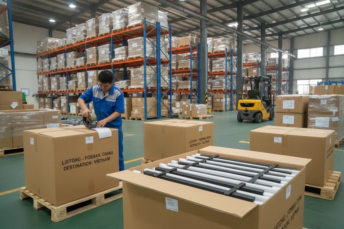 Import Taxes and VAT Calculating total import taxes and VAT for aluminum furniture handle shipments from China (ID#5)