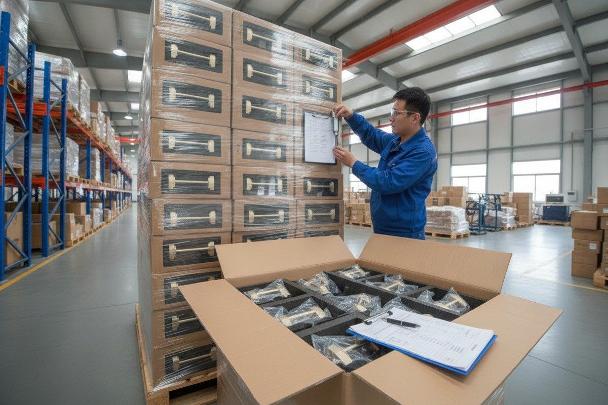 Verifying Packaging Compliance Verifying packaging compliance through pre-production samples and final pre-shipment inspections at the factory (ID#3)