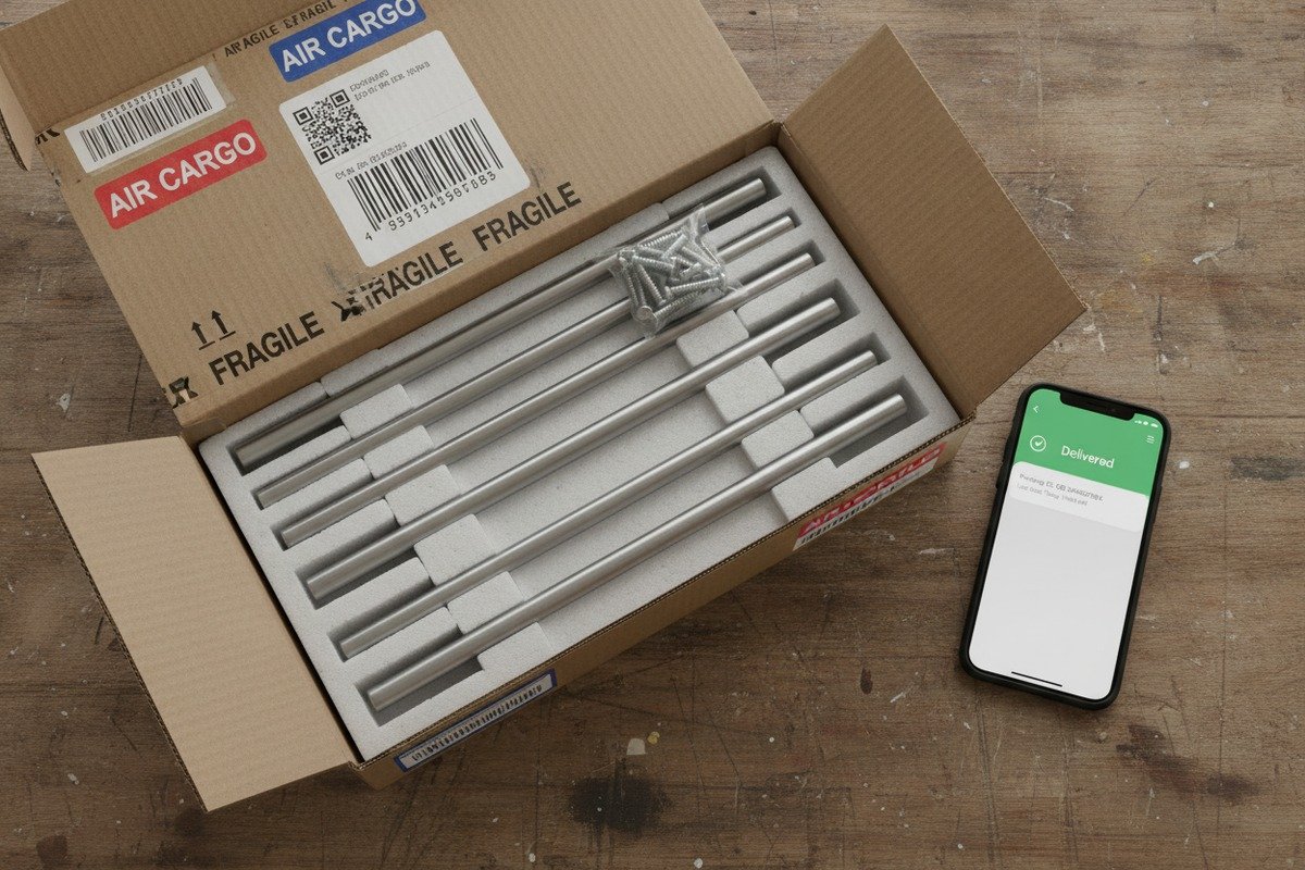 Efficient Sample Shipping Coordination Coordinating efficient shipping of aluminum handle samples to minimize lead times (ID#2)