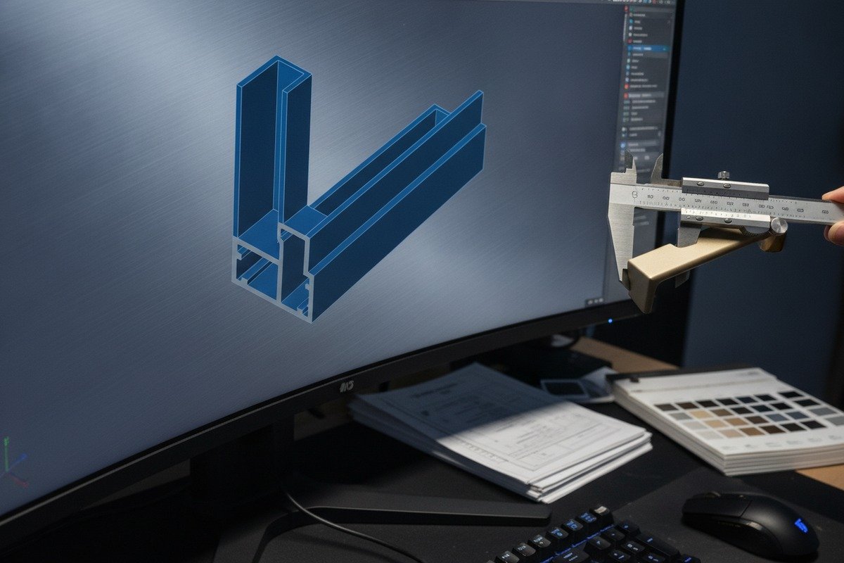 Technical Requirements for Handles Providing technical requirements and specification sheets for custom aluminum furniture handle production (ID#3)