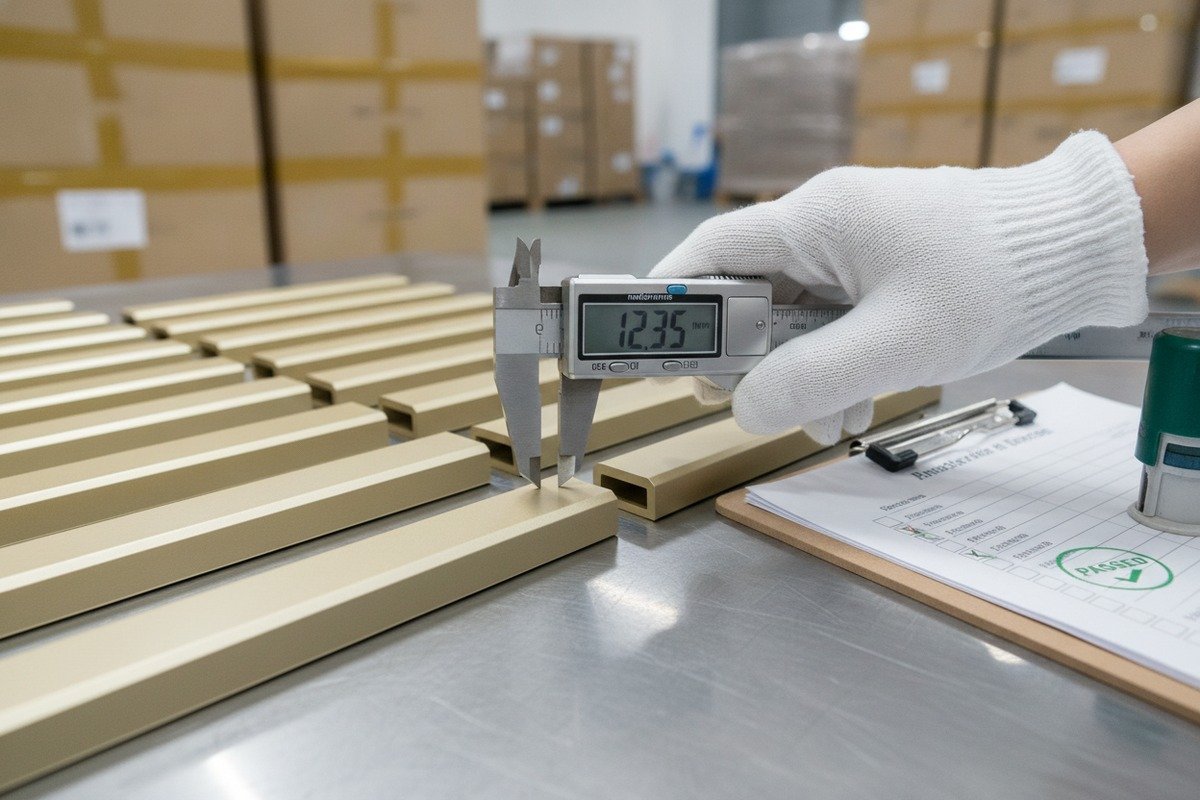 Third-Party Quality Inspection Third-party inspections and video audits confirming aluminum handle production quality before final payment (ID#4)
