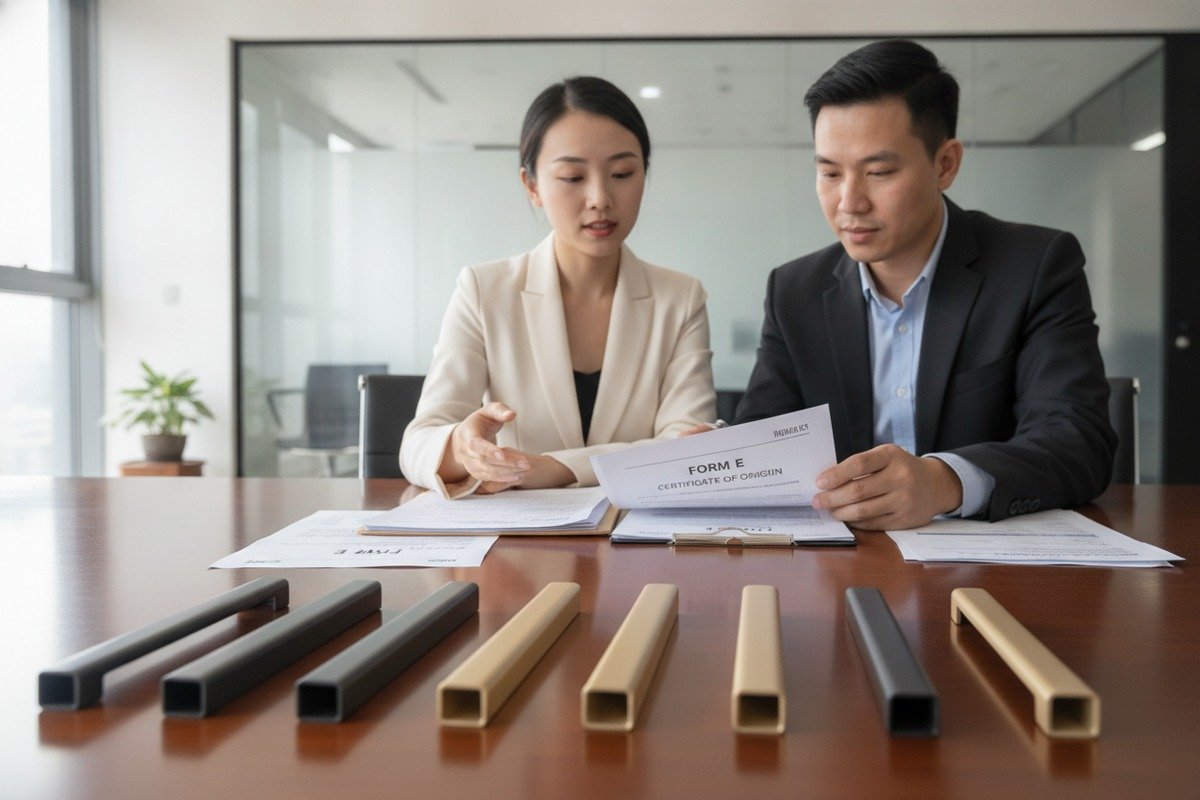 How Can I Ensure That the Certificate of Origin Provided by the Supplier Meets Vietnam Customs Requirements When Sourcing Aluminum Furniture Handles from China?