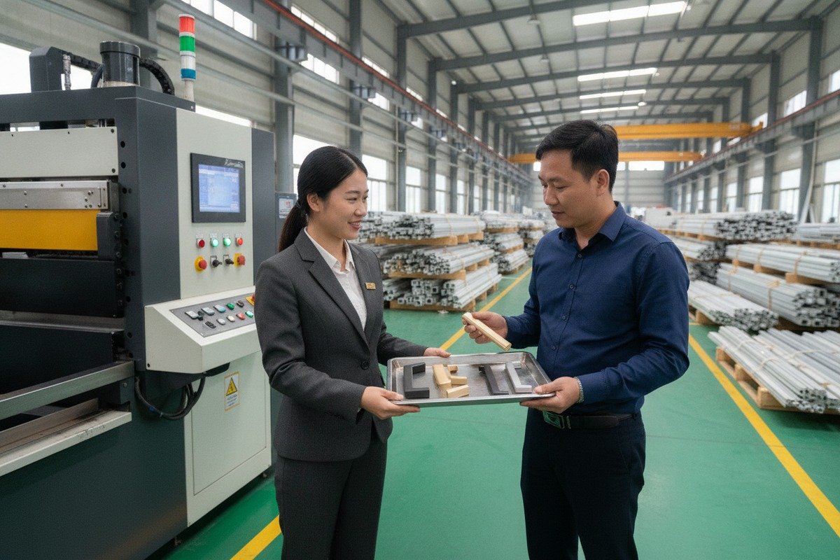 Custom OEM Supplier Sourcing Finding Chinese suppliers for custom OEM aluminum handles tailored to Vietnamese client tastes (ID#3)