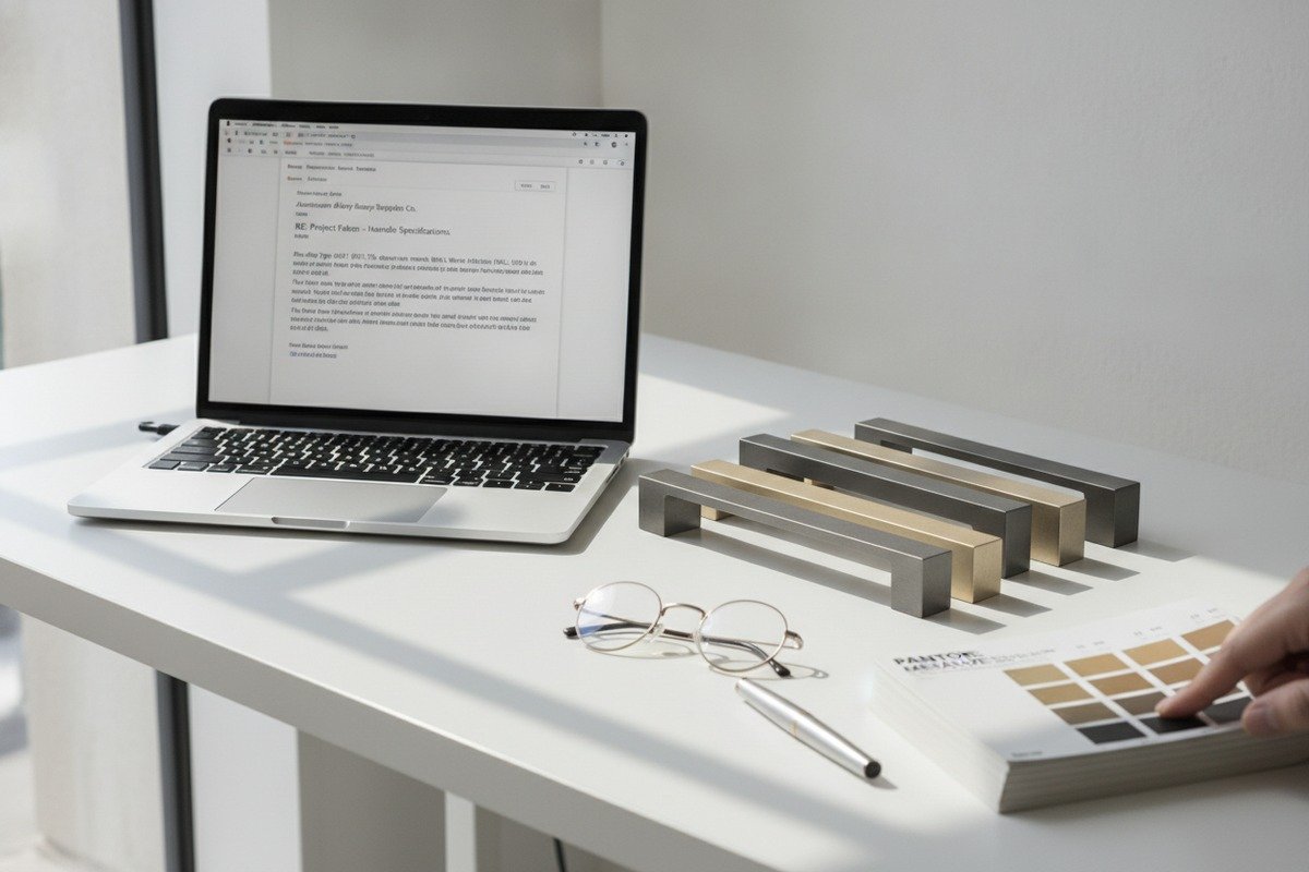 Requesting a fast sample kit of aluminum handles for factory production needs (ID#4)