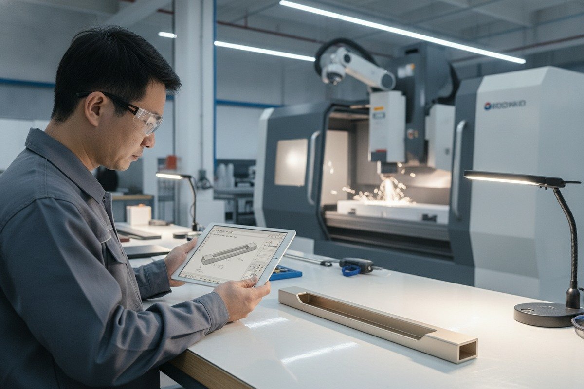 Indicators for custom OEM and ODM capability including CNC machining and mold design (ID#3)