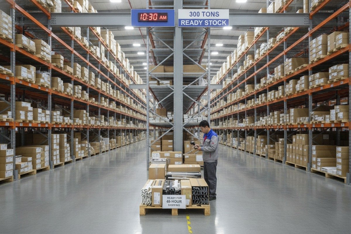 Evaluating ready-to-ship inventory and warehouse stock for wholesale furniture handle business needs (ID#4)