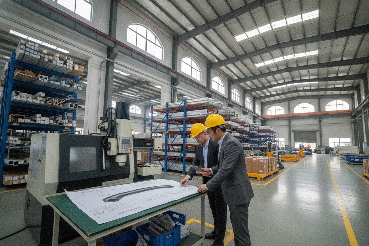 Identifying suppliers offering both ready-to-ship stock and custom OEM aluminum furniture handle services (ID#4)
