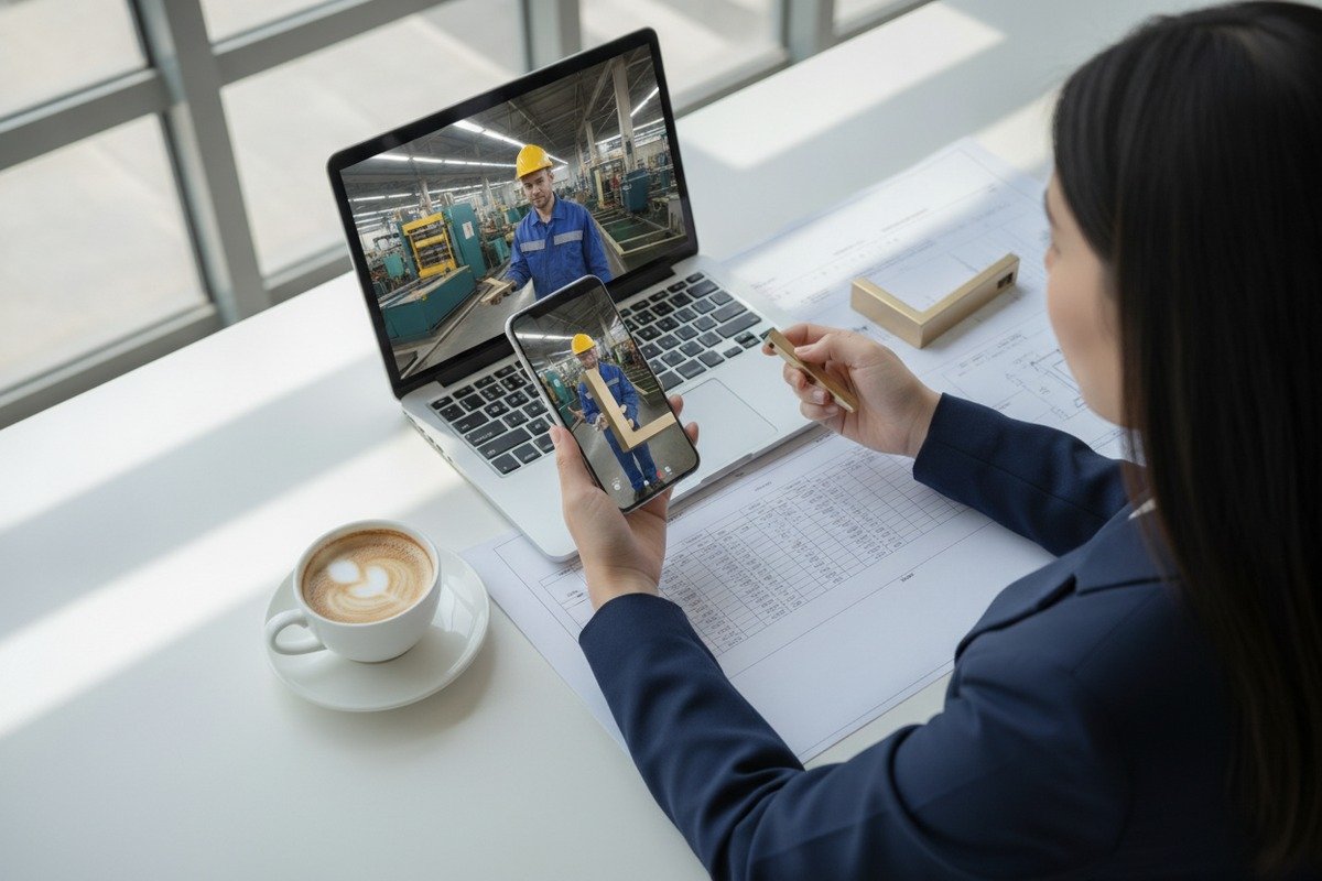 How to Remotely Inspect a Supplier’s Factory and Production Lines via Video Call When Sourcing Aluminum Furniture Handles from China?