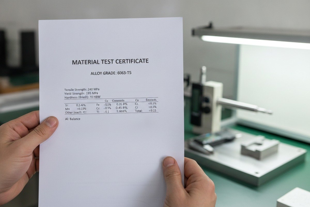Real-time video inspection testing the quality and finish of aluminum furniture profiles (ID#4)