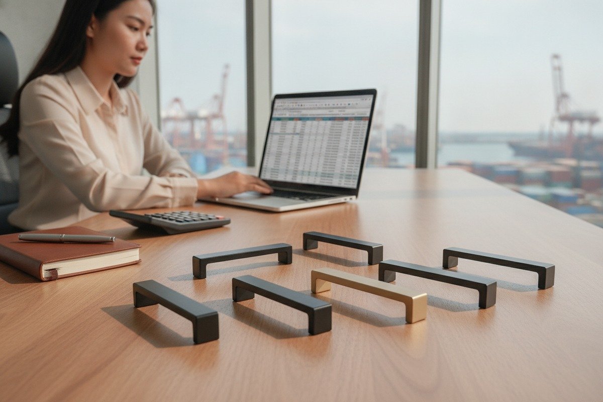 When Purchasing Aluminum Furniture Handles, How Should I Calculate the Total Cost per Unit from the Factory to a Warehouse in Vietnam?