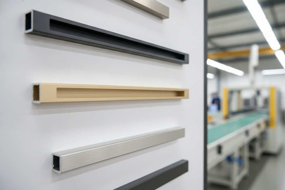 Customization requirements and order volume impacting factory price for aluminum furniture handle production (ID#2)