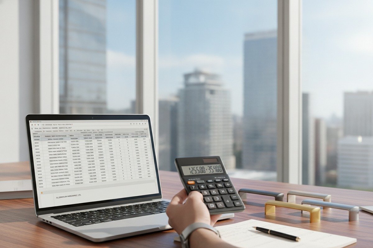 Calculating insured value for furniture hardware including product cost and international freight charges (ID#3)