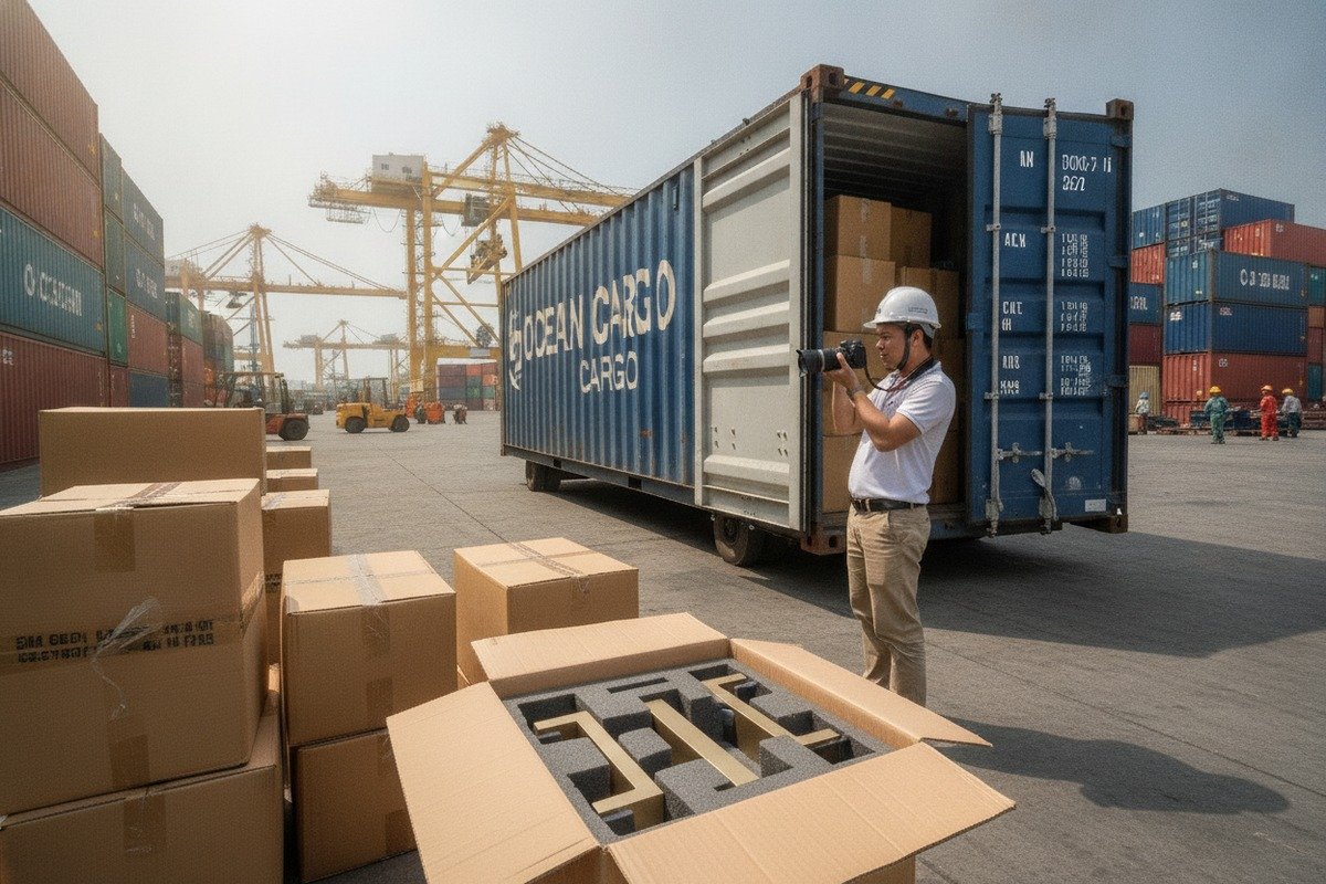 How Should I Handle Damage or Shortages Discovered Upon the Arrival of Aluminum Furniture Handles from China at a Vietnamese Port?