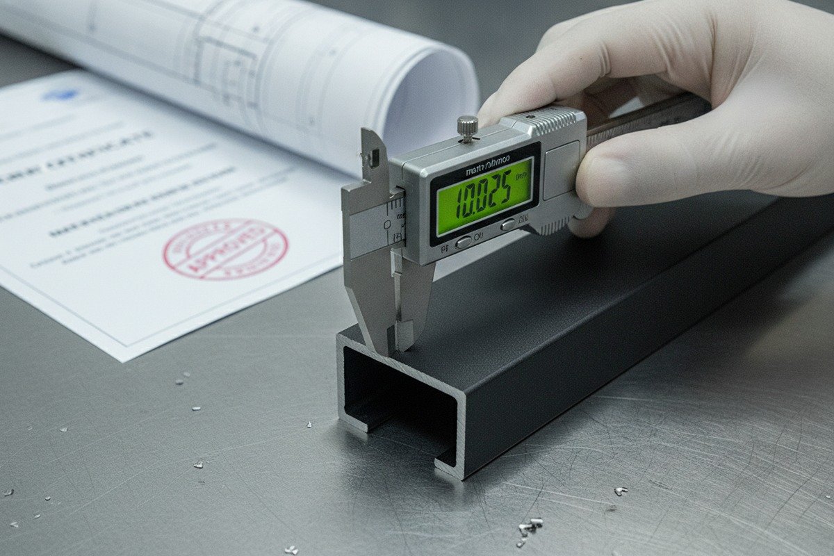 Technical Support for Quality Issues Technical support for diagnosing quality issues in aluminum furniture profiles with inspection reports (ID#3)