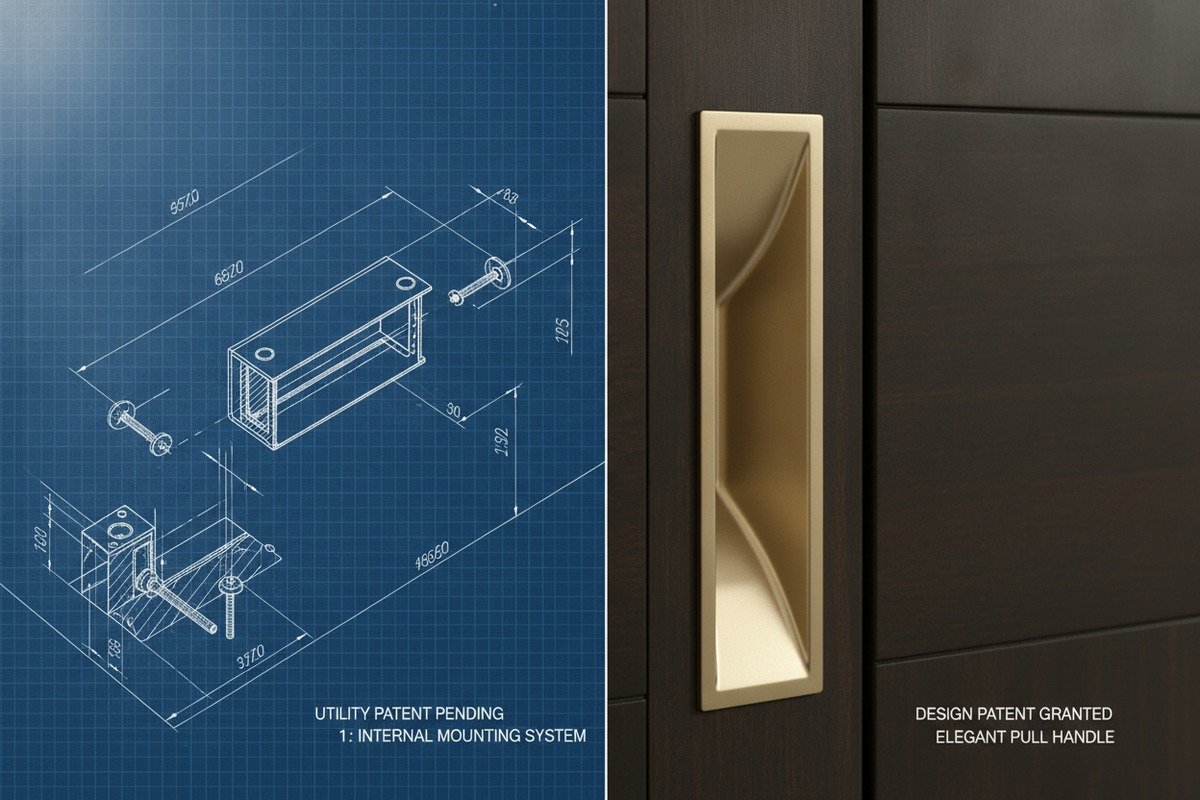 Protecting wholesale businesses from legal risks and copycats by sourcing patented handle designs (ID#4)