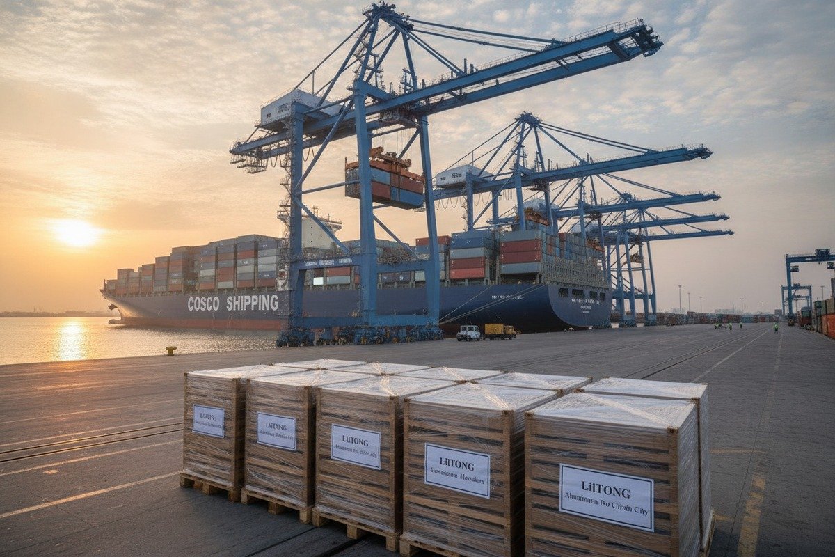 What is the typical sea freight transit time from Guangdong, China to Ho Chi Minh City, Vietnam when sourcing aluminum furniture handles?
