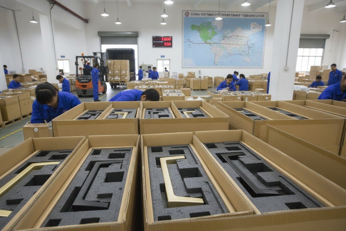 Reducing Shipping Transit Time Fast land transport of aluminum furniture handles through Pingxiang-Lang Son border crossing (ID#2)