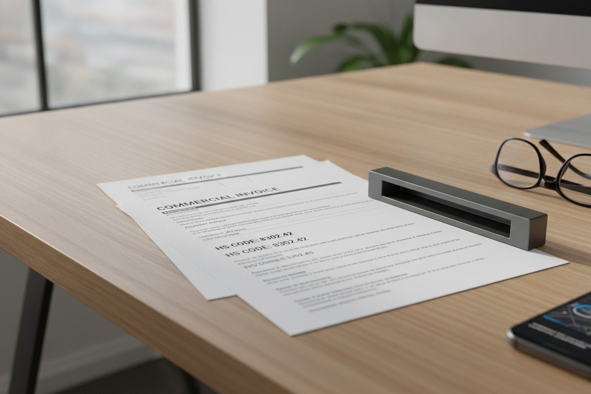 Essential Customs Clearance Documents Essential customs clearance documents for importing aluminum furniture handles by truck from China (ID#3)