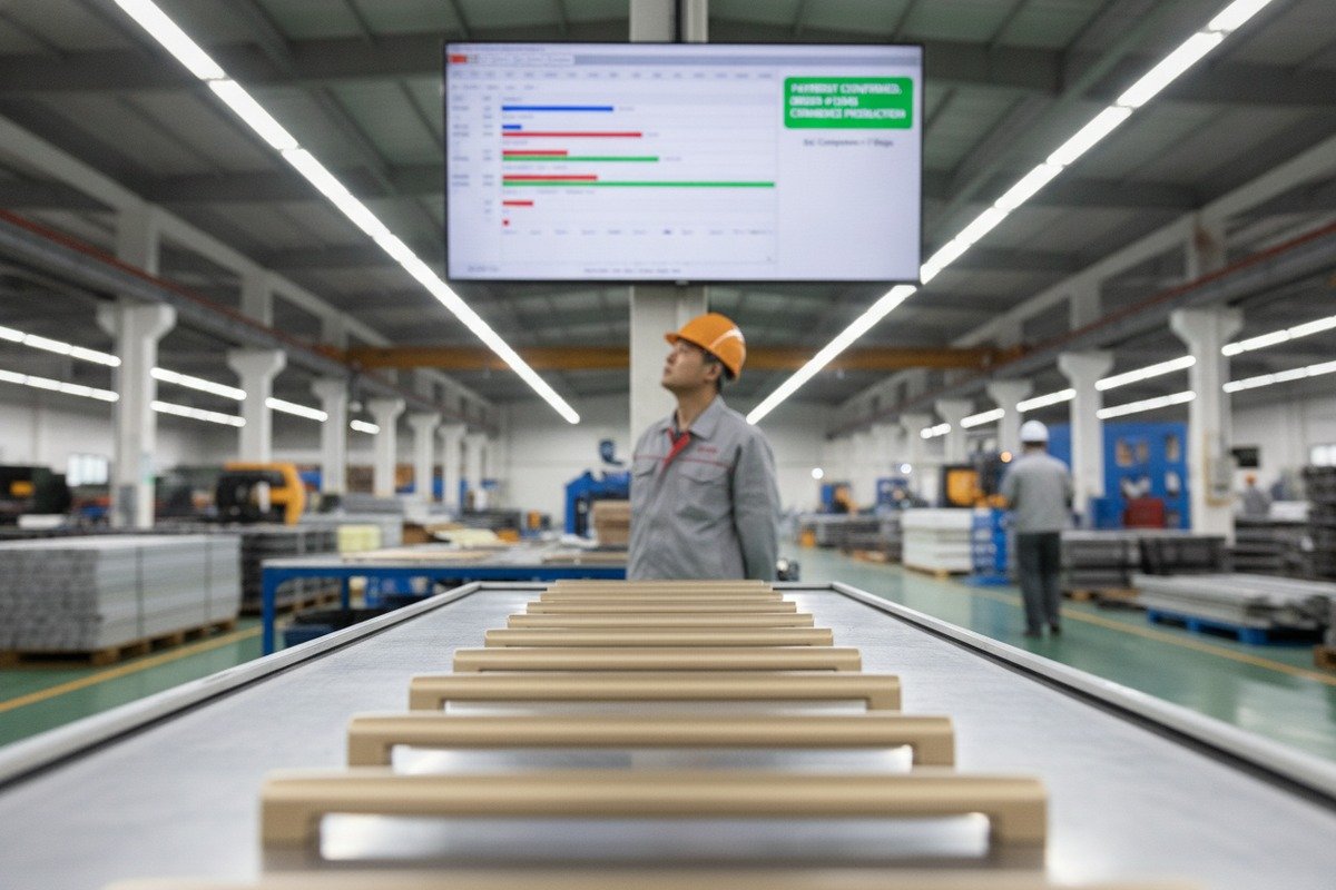 Typical processing times for cross-border payments to start aluminum handle production (ID#3)