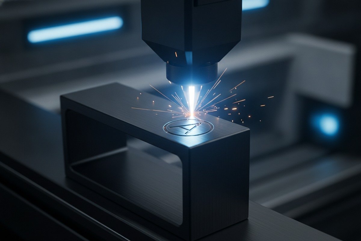 Premium Logo Printing Methods Premium laser engraving logo method for durable and precise marks on aluminum handles (ID#2)