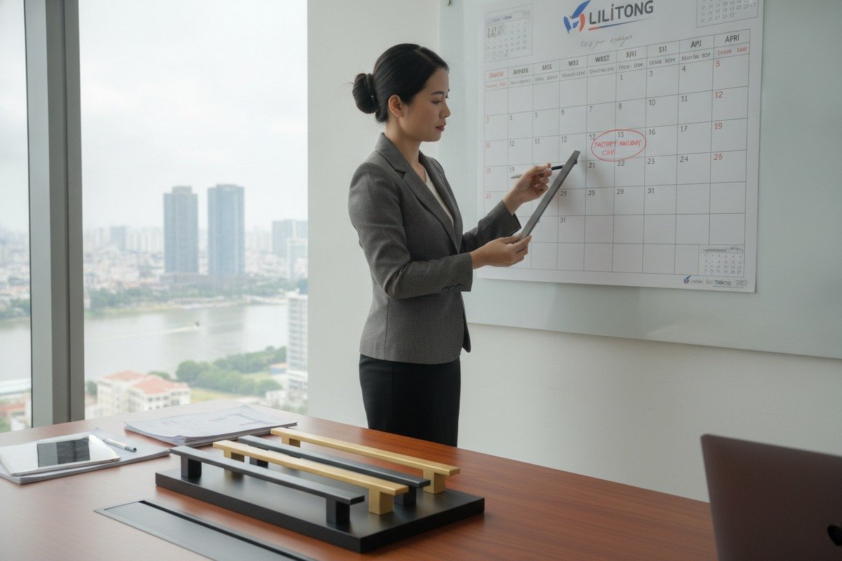 How Should I Plan the Procurement Cycle for Aluminum Furniture Handles to Avoid Logistics Delays During Vietnamese Holidays?