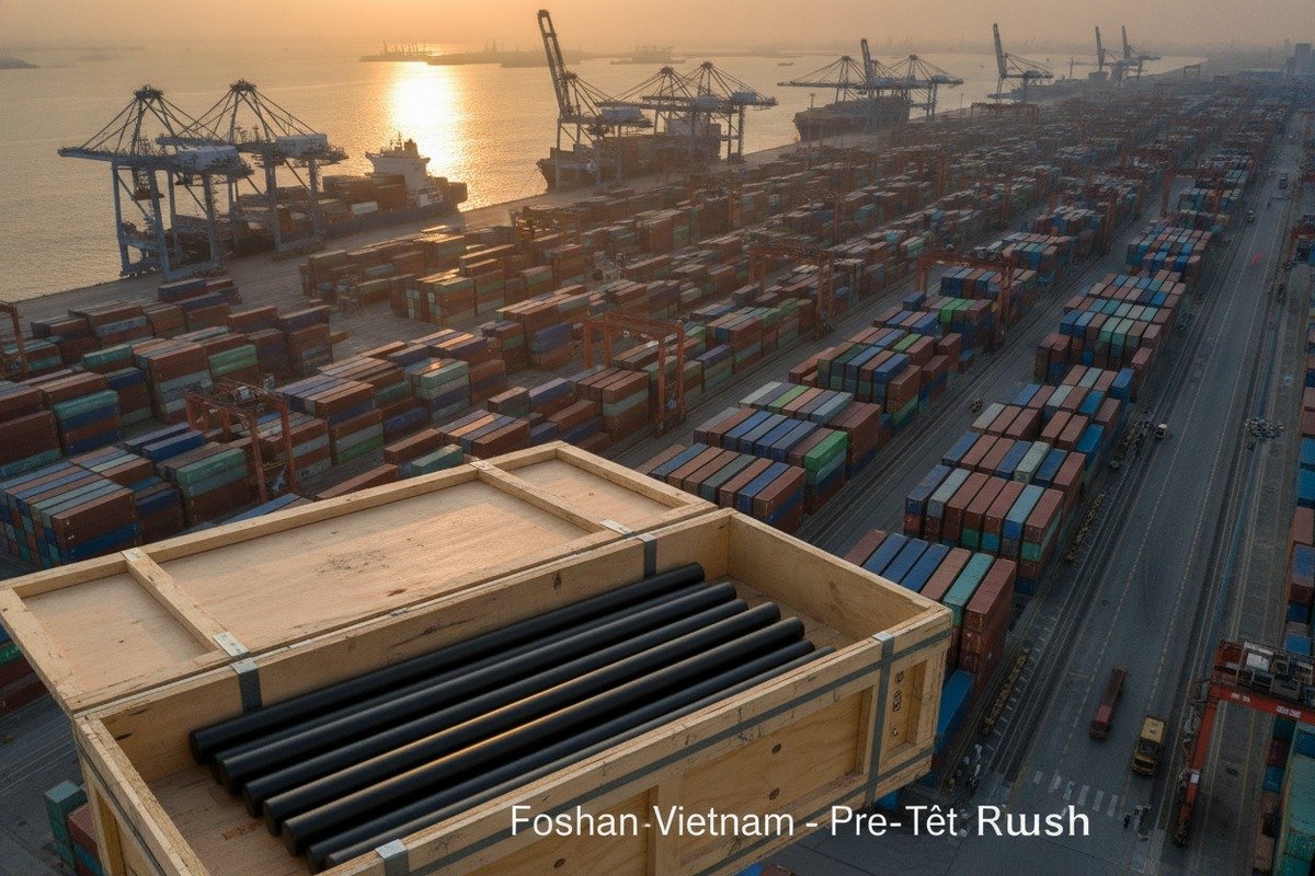 Recommended lead time for aluminum handle orders before the Vietnamese Tet holiday season (ID#2)