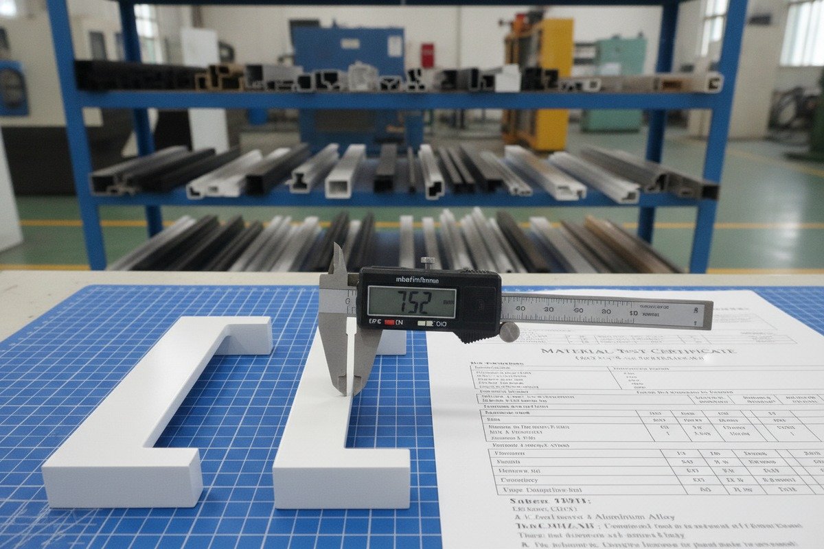 Verifying aluminum handle material composition against Vietnamese building safety codes and TCVN standards (ID#3)