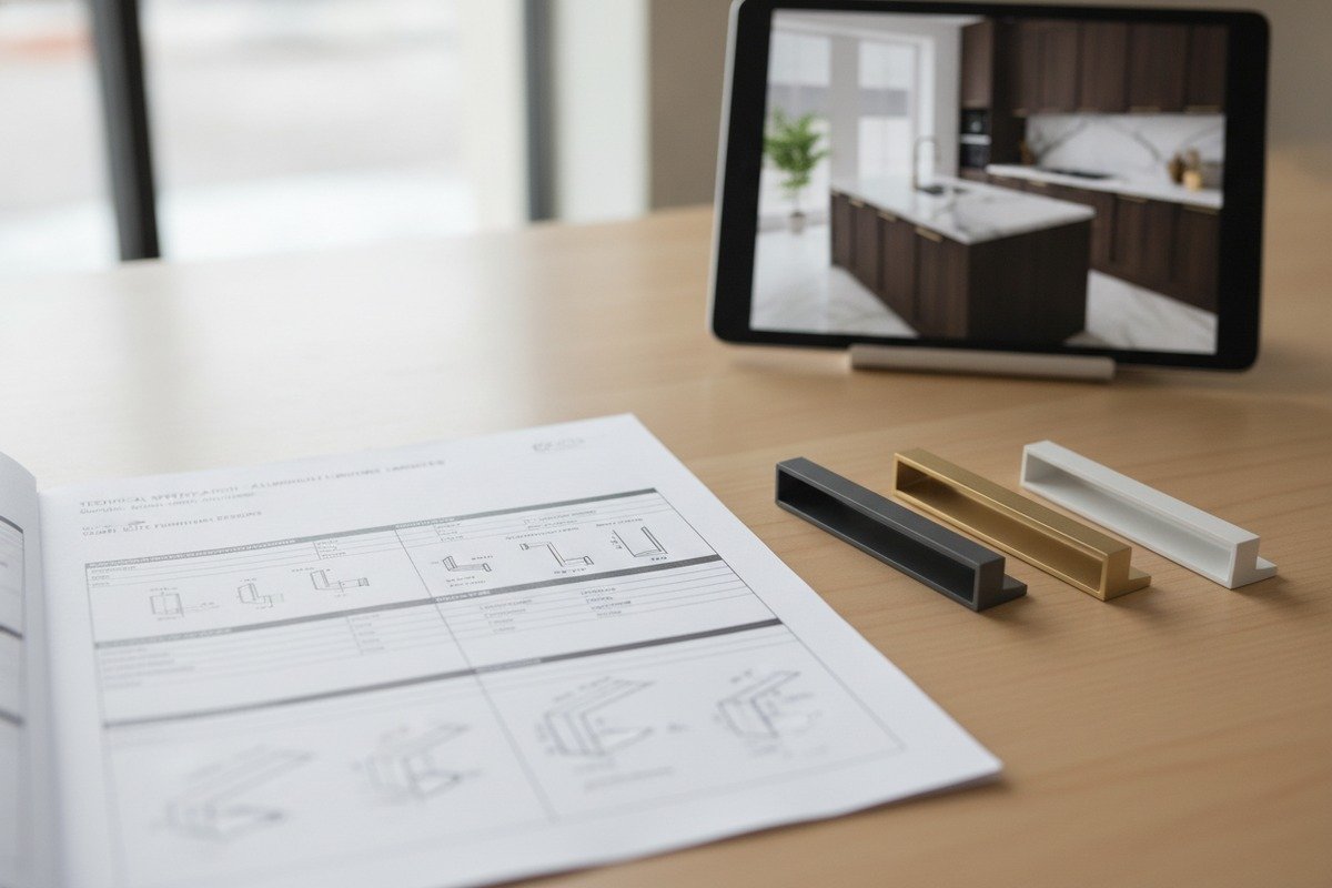 How Should I Create a Detailed Procurement Specification for Aluminum Furniture Handles to Send to Potential Suppliers?
