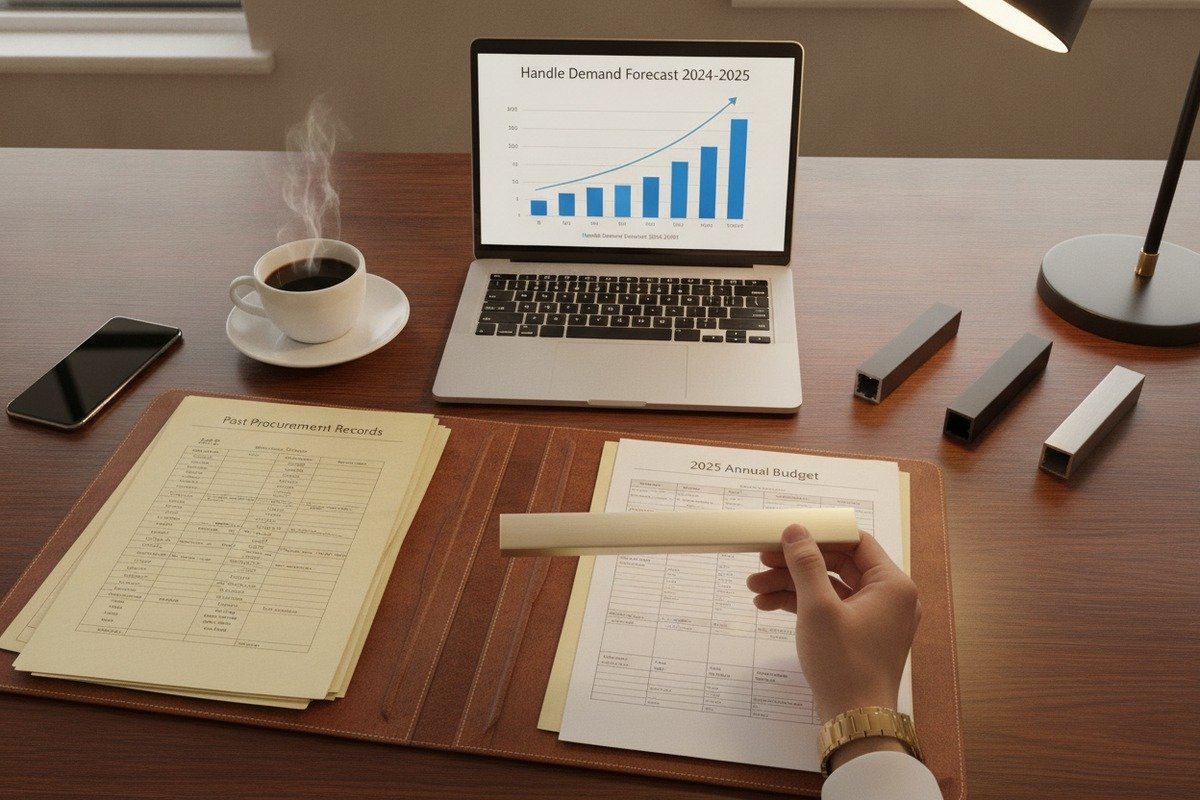 Balancing bulk ready-to-ship handle purchases with high-end custom orders for budget optimization (ID#5)