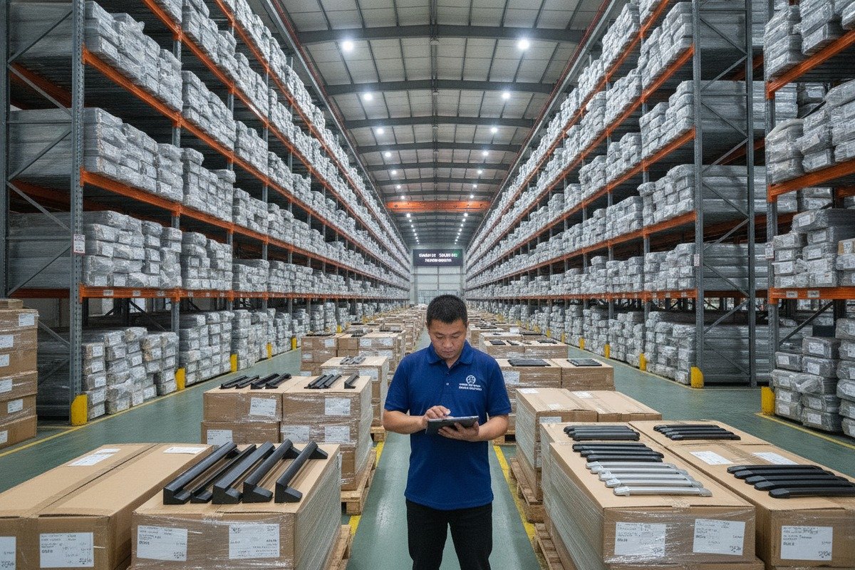 Vietnamese competitors managing inventory and safety stock to avoid long lead times for handles (ID#2)