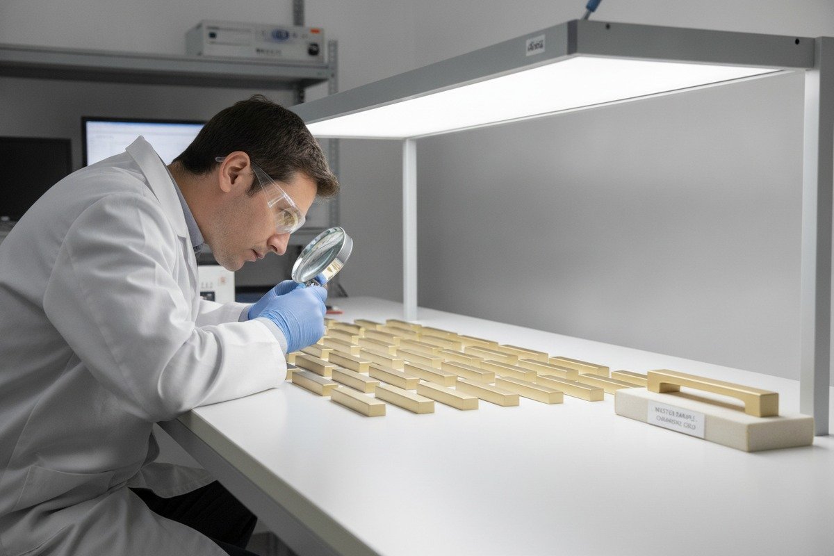 Evaluating aluminum handle sample quality and surface finish consistency for wholesale orders (ID#4)