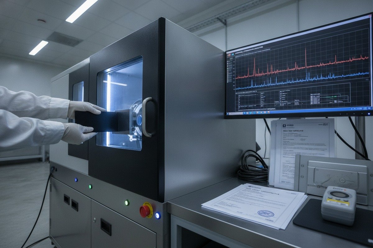 Verifying aluminum handle material grade and surface treatment for international export standards (ID#2)