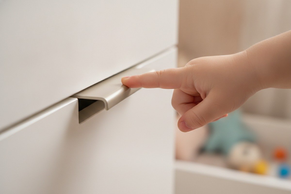 Handle Physical Design Safety Checking furniture handles for sharp edges and pinch points using ASTM safety standards (ID#3)